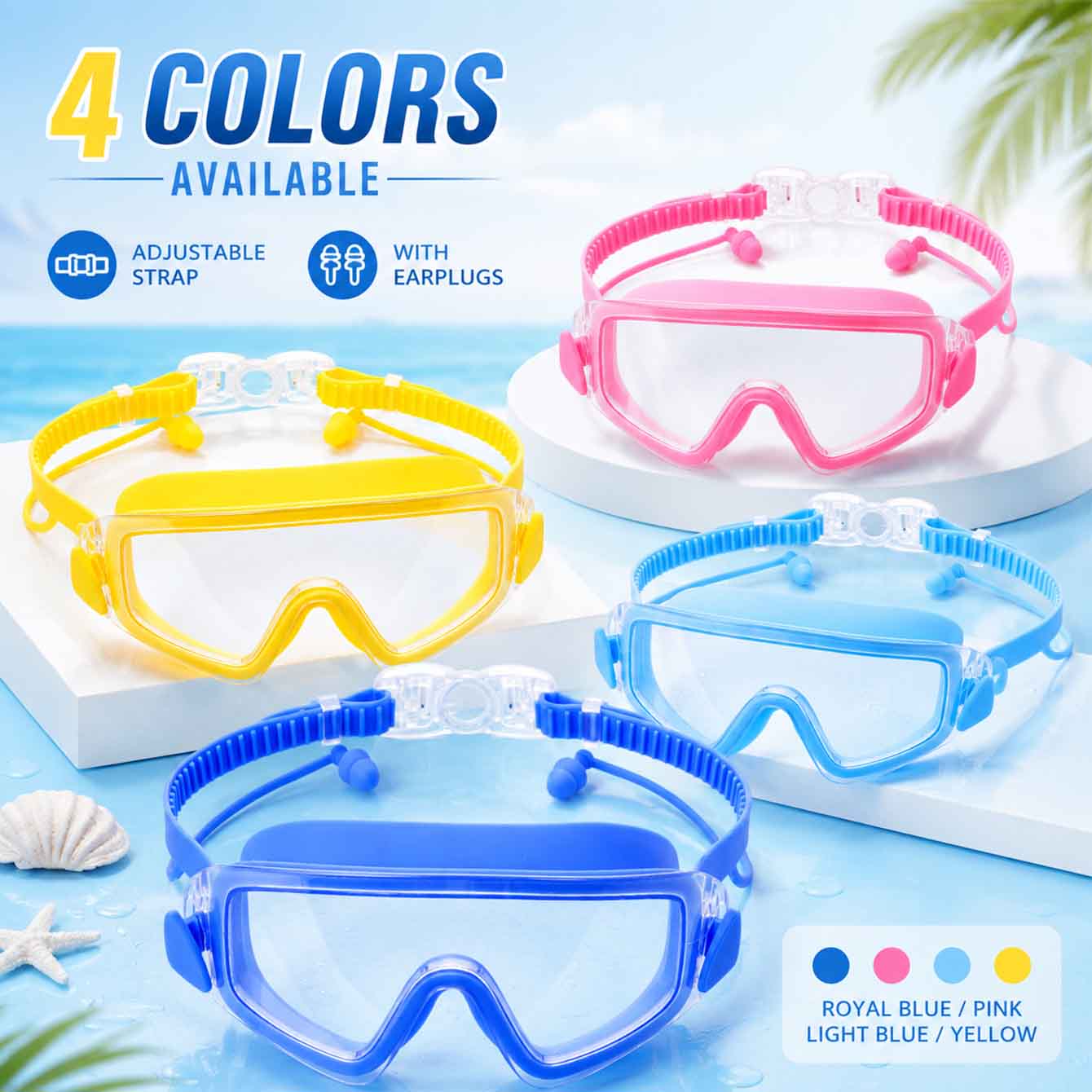 Anti Pollution Mask - 1PC Zwembril Snorkel Duikmasker voor jeugd