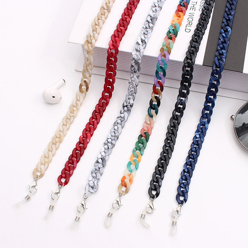 Mask Chain Holder - Acryl Glazen Ketting Mode Hals Kettingen