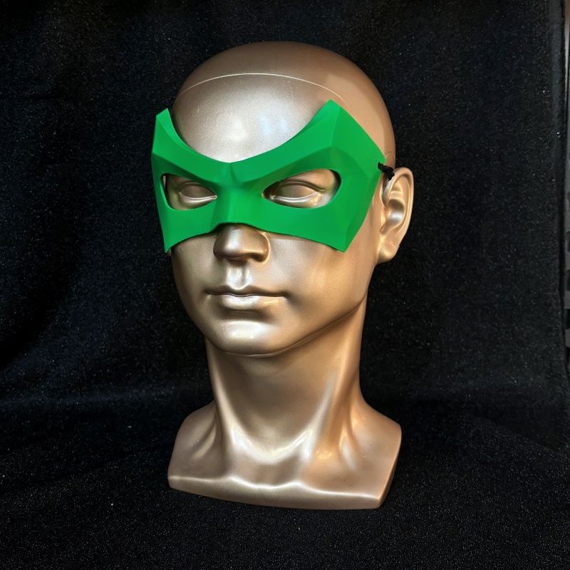 Respirator Half Face - Anime Superheld Groen Cosplay Oogmasker PLA