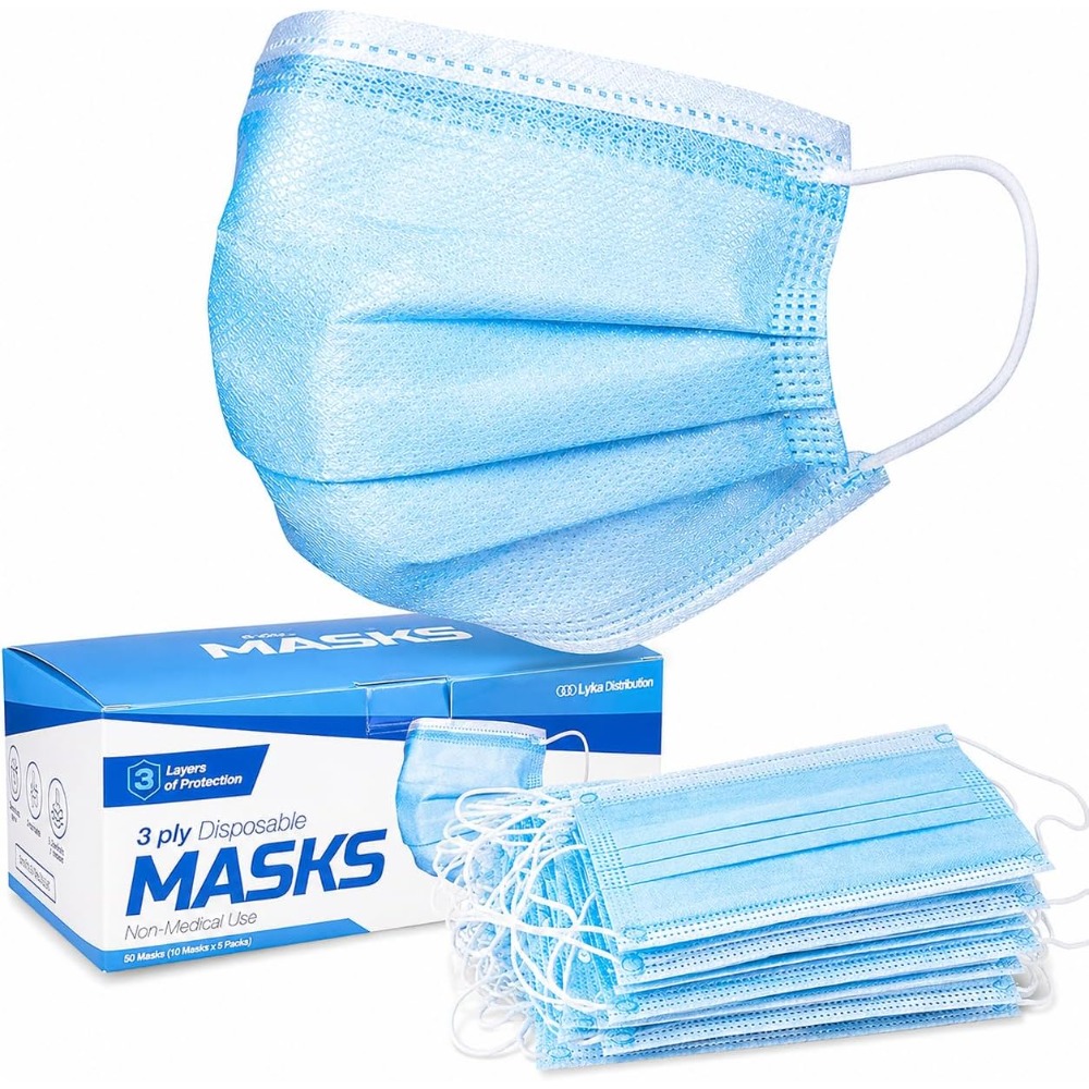 Disposable Mask Blue - Mondmasker - Hoge kwaliteit blauwe wegwerpmaskers