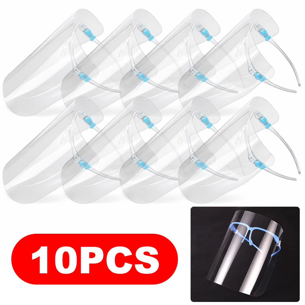 Anti Pollution Mask - 10PCS Face Shield Masker Anti Speeksel