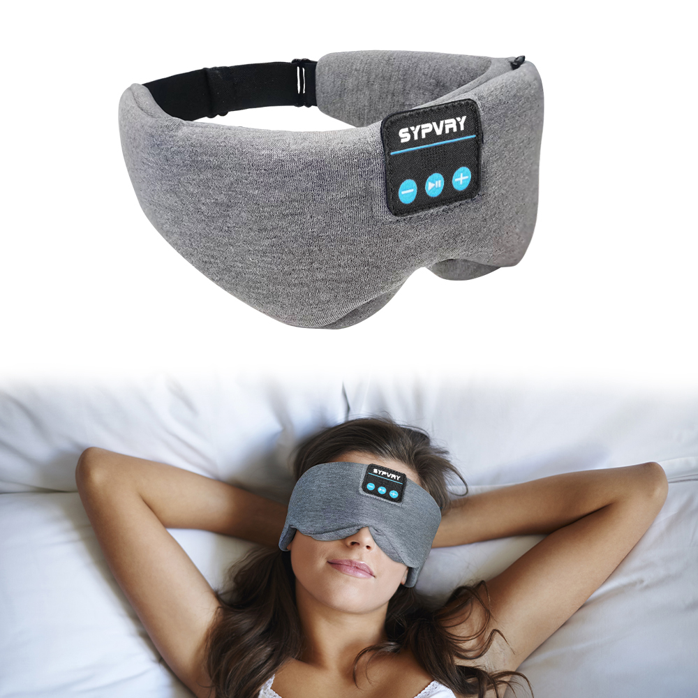 Cloth Face Mask Washable - Bluetooth Slaapmasker Katoenen Oogschaduw Cover Draadloze