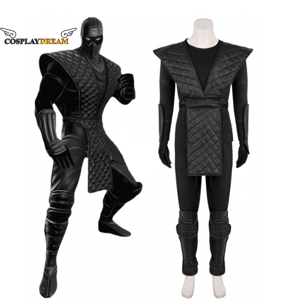 Black Face Mask Pack - Mortal Kombat Noob Saibot Cosplay Kostuum
