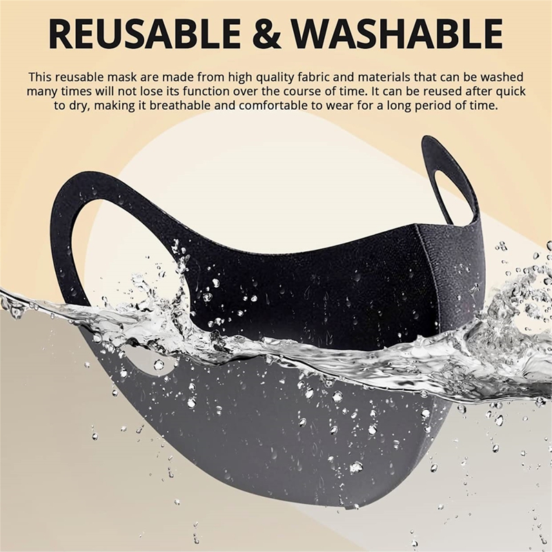 Cloth Face Mask Washable - 5/10PCS Mode Effen Oorhaakje Masker Lente