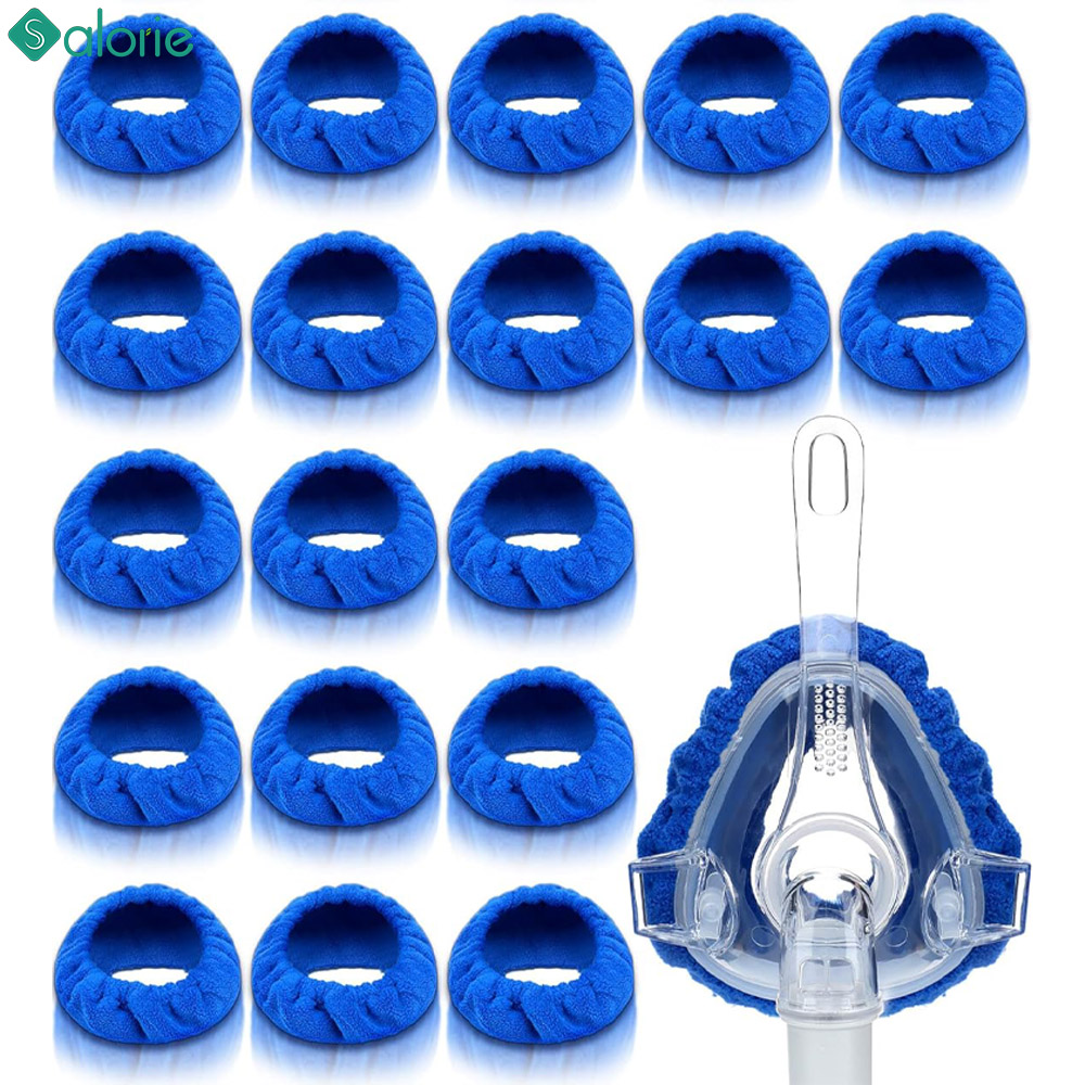 Cloth Face Mask Washable - 1-20PCS CPAP-maskervoeringen voor volgelaatsmaskers Vochtafvoerend Drukverlagend