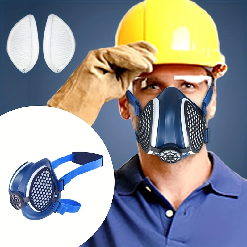 Respirator Half Face - Siliconen halfmaskermasker met vervangbare en herbruikbare