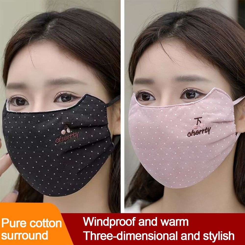 Cloth Face Mask Washable - Mode Afdrukken Ademende Bescherming Gezichtsbedekking Outdoor