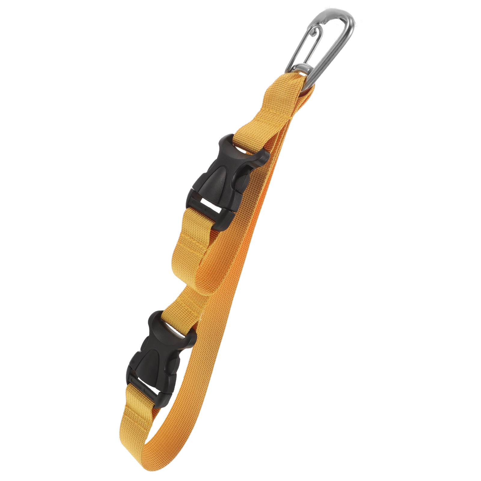 Mask Lanyard Adjustable - Duikvinhouderriem Gele clip van maritieme kwaliteit