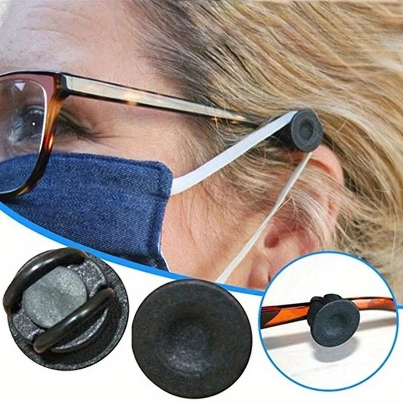 Mask Ear Saver Strap - 2 sets verstelbare siliconen oorbeschermers, maskerhaken,