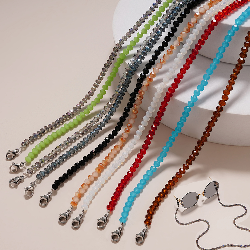 Kristallen glazen ketting voor - Mask Chain Holder recensie en prijs