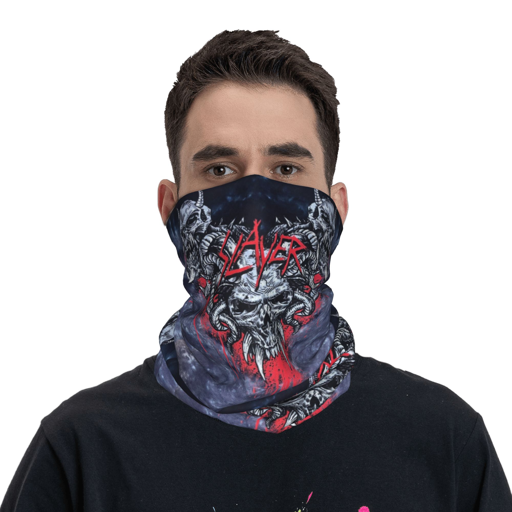 Aangepaste Heavy Metal Rock Sl - Neck Gaiter Face Cover recensie en prijs