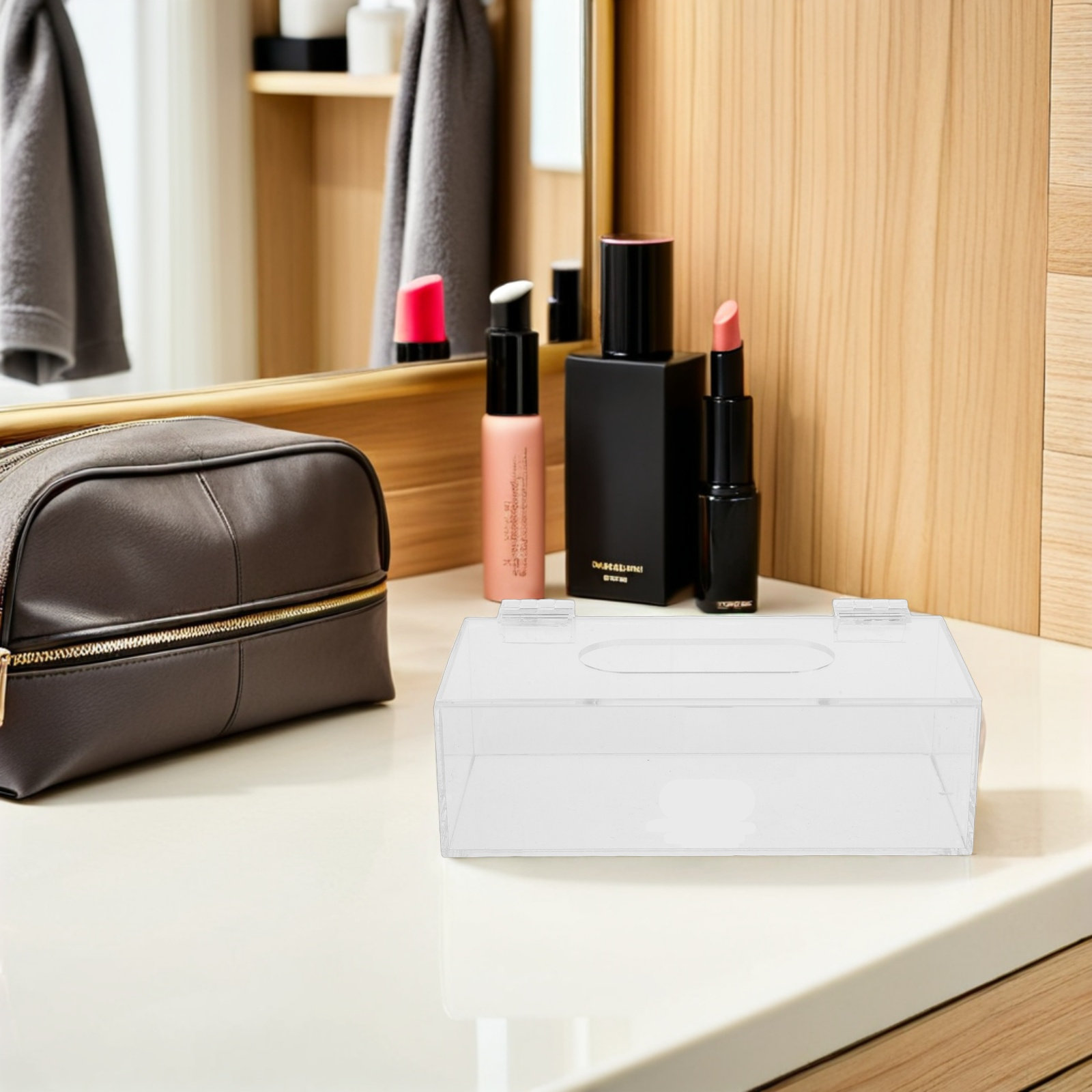 Transparante Acryl Masker Opbe - Face Mask Storage Box recensie en prijs