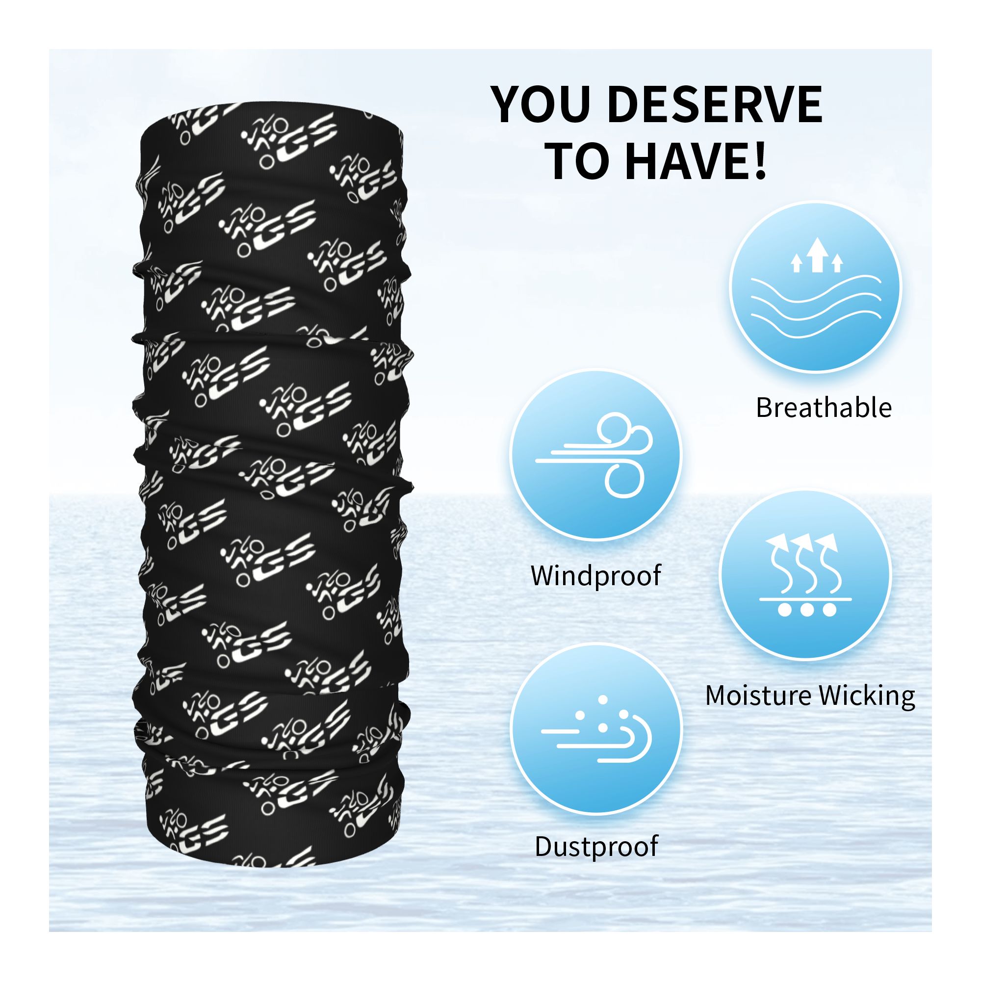 Custom GS Moto Bandana Nekwarm - Neck Gaiter Face Cover recensie en prijs
