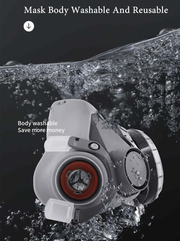 Half Gezicht 6200 Dust Gas Mas - Dust Mask Construction recensie en prijs