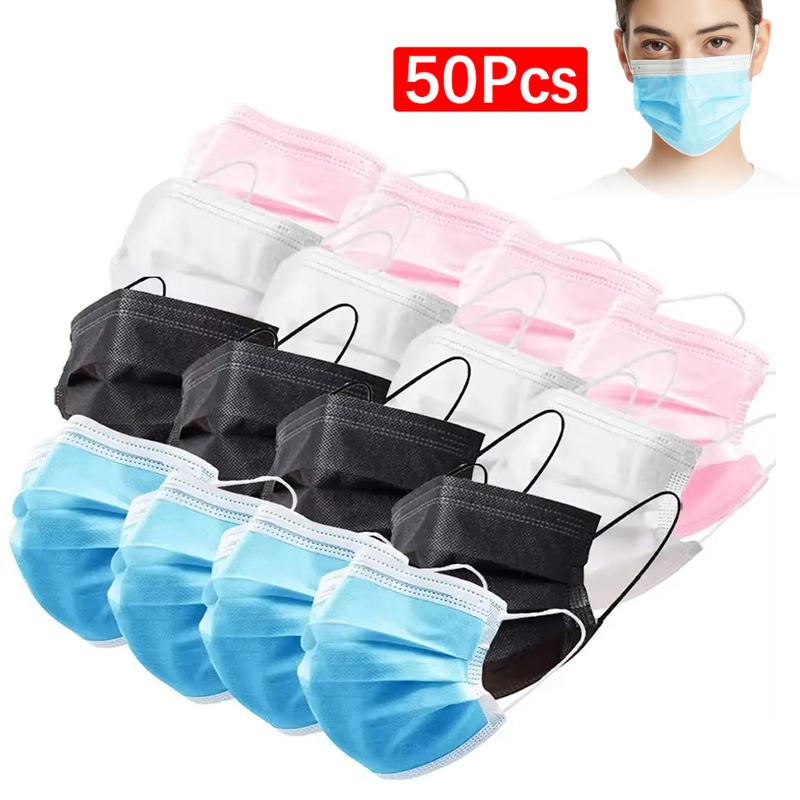 50 stuks 3-laags masker gezich - Disposable Mask Blue recensie en prijs