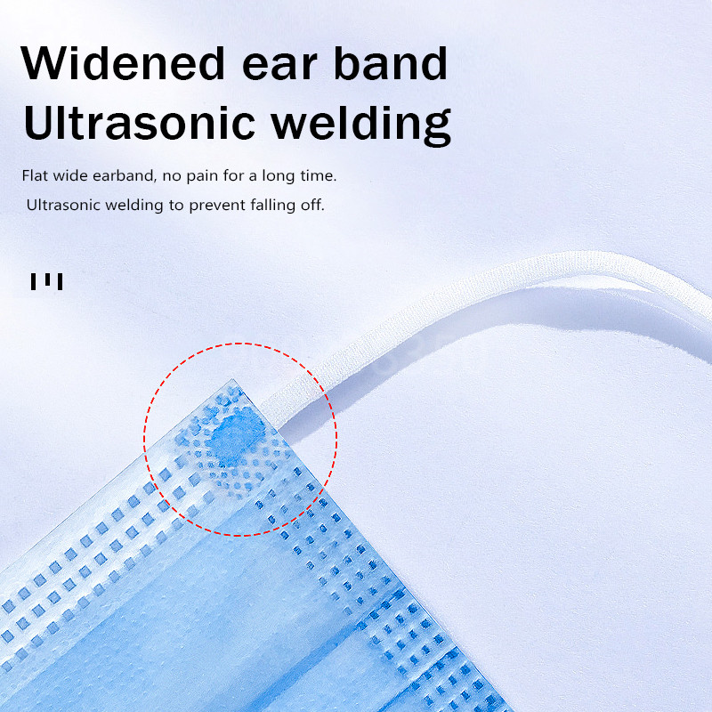 10-500 stuks wegwerp volwassen - Disposable Mask Blue recensie en prijs