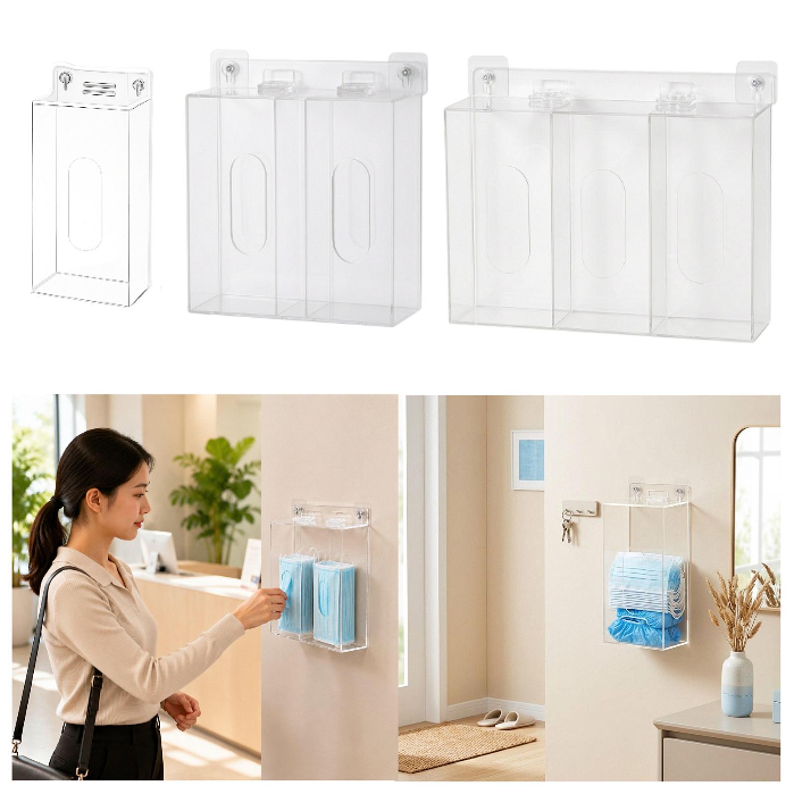 Acryl handschoenkastjehouder W - Face Mask Storage Box recensie en prijs